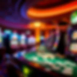 An engaging visual representation of slot dollars in gaming environments