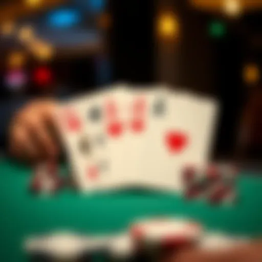 Strategic card arrangement in Texas Hold'em