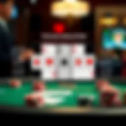 Texas Hold'em gameplay diagram