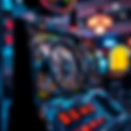 Visual representation of a three wheel slot machine