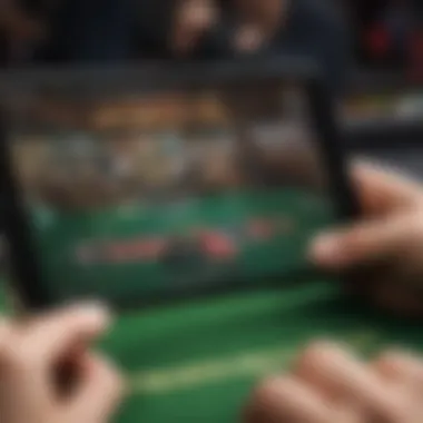 Installation process of the Unibet Casino app on an Android device.